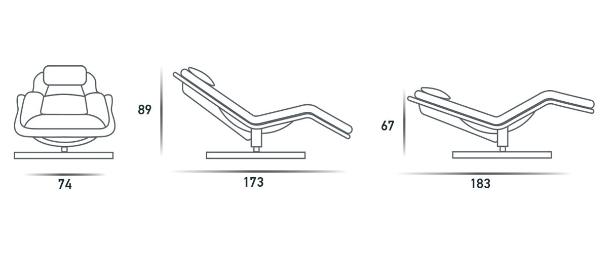 Массажно-Расслабляющие Кресло Lift-Relax 2 Motori  Spaziorelaxitalia  Viola Viola Lift-Relax 2 Motori  - Вид №4