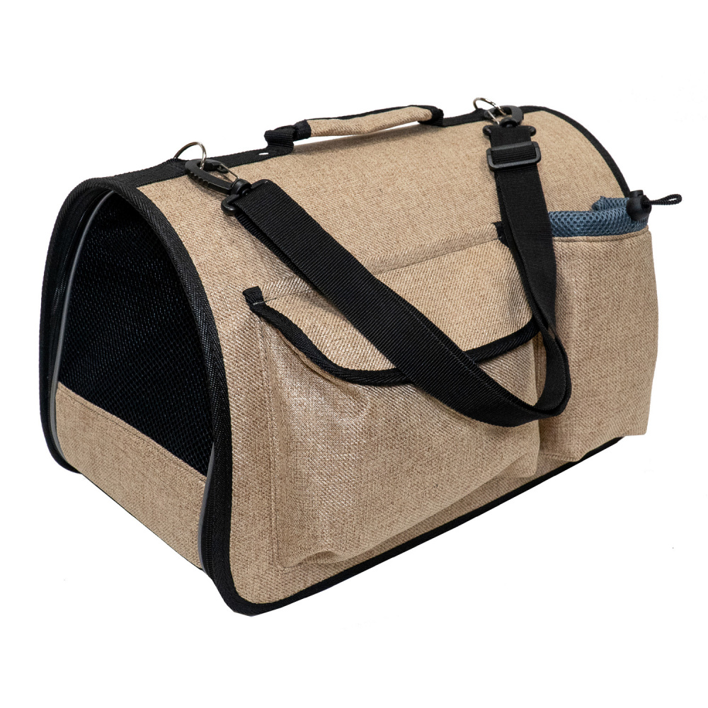 ПР0056997 Сумка-переноска для животных Colour 40x27x26см бежевая Foxie 