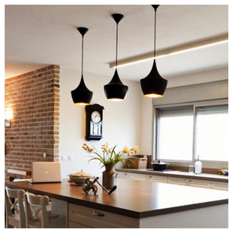 Tom Dixon Beat Light Fat-Black BLS02 + BLA01EU подвес 87769 - Вид №1