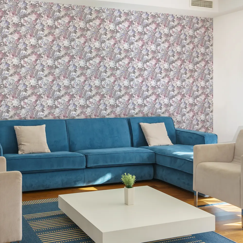 Обои флизелиновые Аспект Саванна розовые 1.06 м 75000-56 82561017 STLM-2190896 WALL DECOR - Вид №3