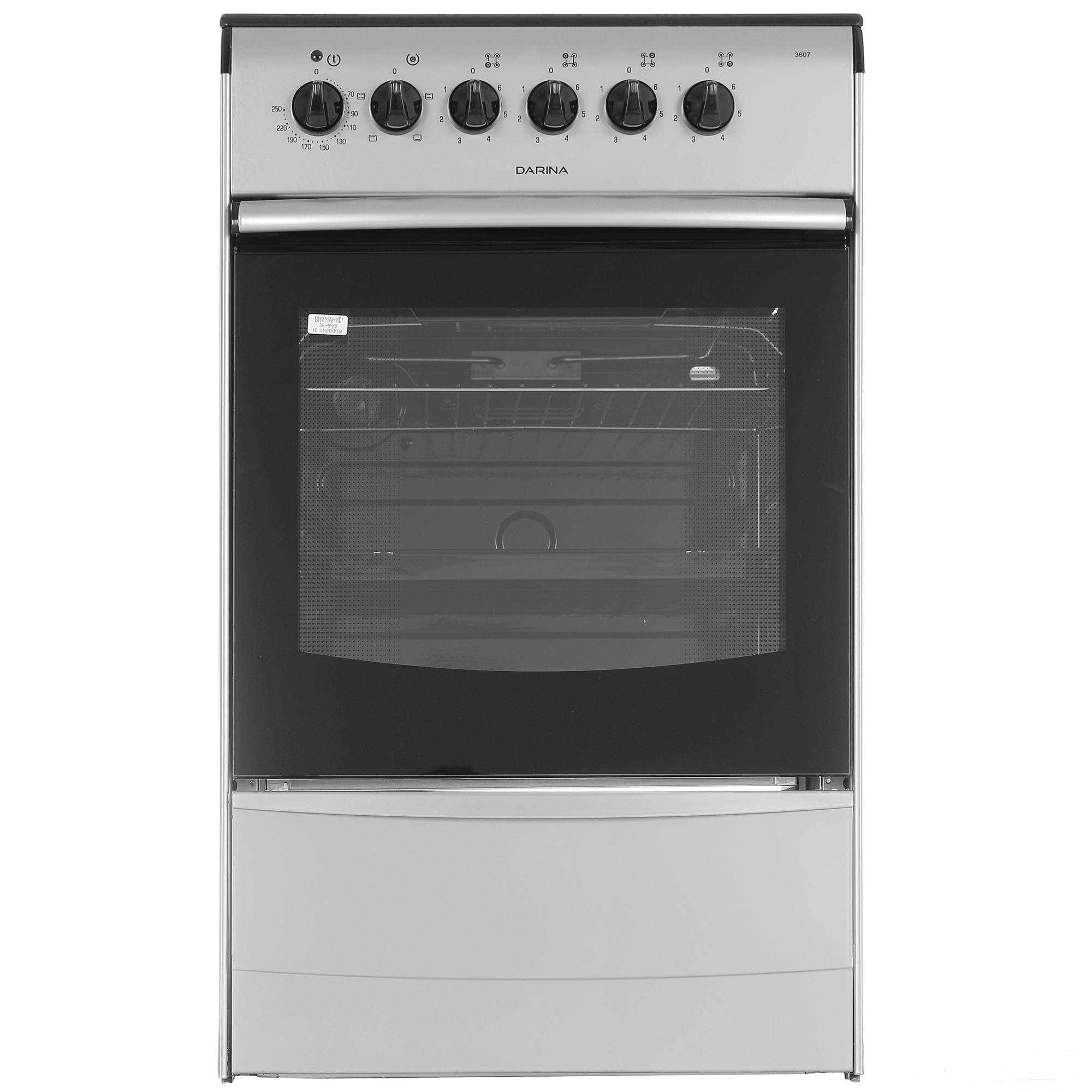 1671046 Электрическая плита DARINA 3607 S серебристый STDN-0006271