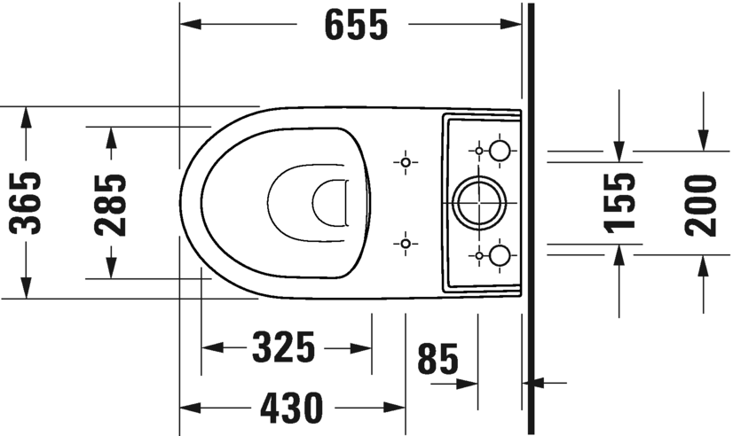 2183090000 Компакт унитаз с бачком Белый Duravit  Германия  - Вид №1