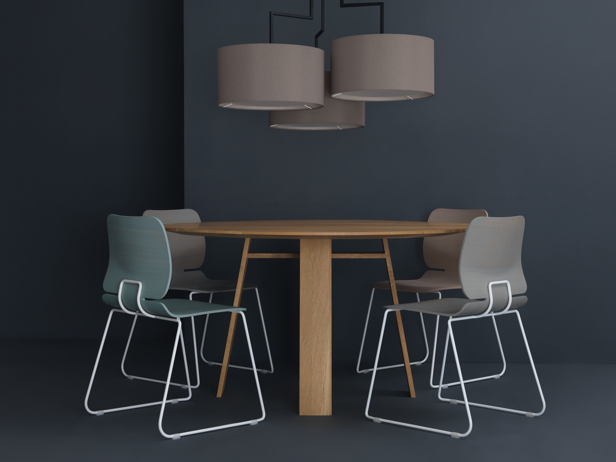 Круглый деревянный стол ZEITRAUM Bondt ARCH-00077267 - Вид №6