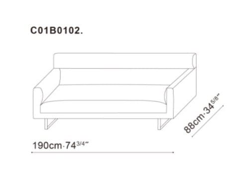 Кожаный диван CAMERICH Amor ARCH-00033802 - Вид №4