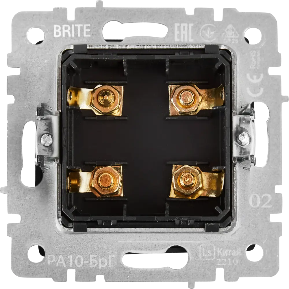 Аудио розетка встраиваемая IEK Brite РА10-БрШ цвет шампань 87761649 STLM-2083578 - Вид №3
