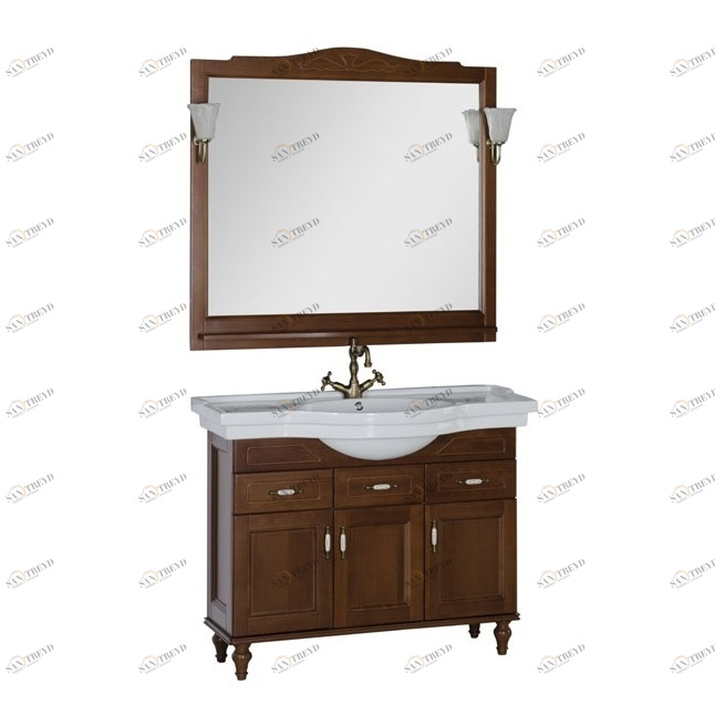 Комплект мебели Aquanet Амелия 110 орех 00179574