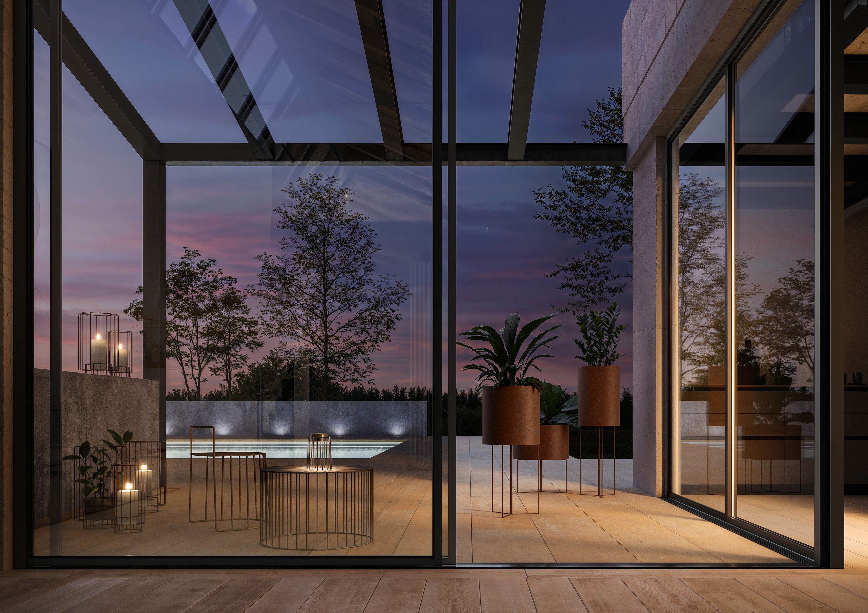 Фонарь из железного прута Pipedesign LANTERNA ARCH-00054240 - Вид №1