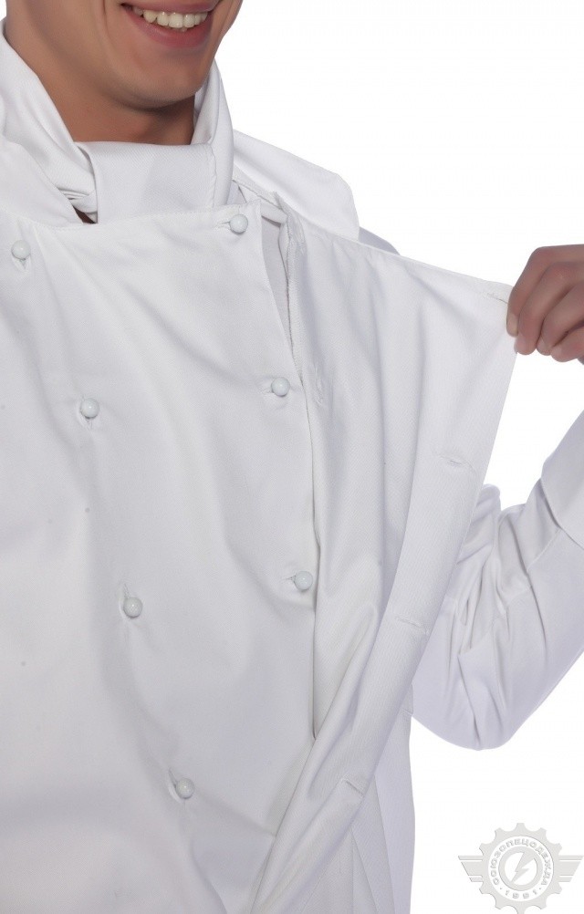 66024 Куртка поварская "Люкс" двубортная  Повар  размер 52-54/182-188 Спецодежда  - Вид №7