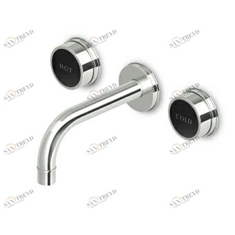 ZSA671.CN - R99500 - R99504 Смеситель для раковины на 3 отверстия с аэратором. Горловина L175мм. Zucchetti Savoir 