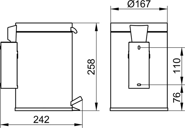 14977070000 Ведро для мусора KEUCO Plan - Вид №2
