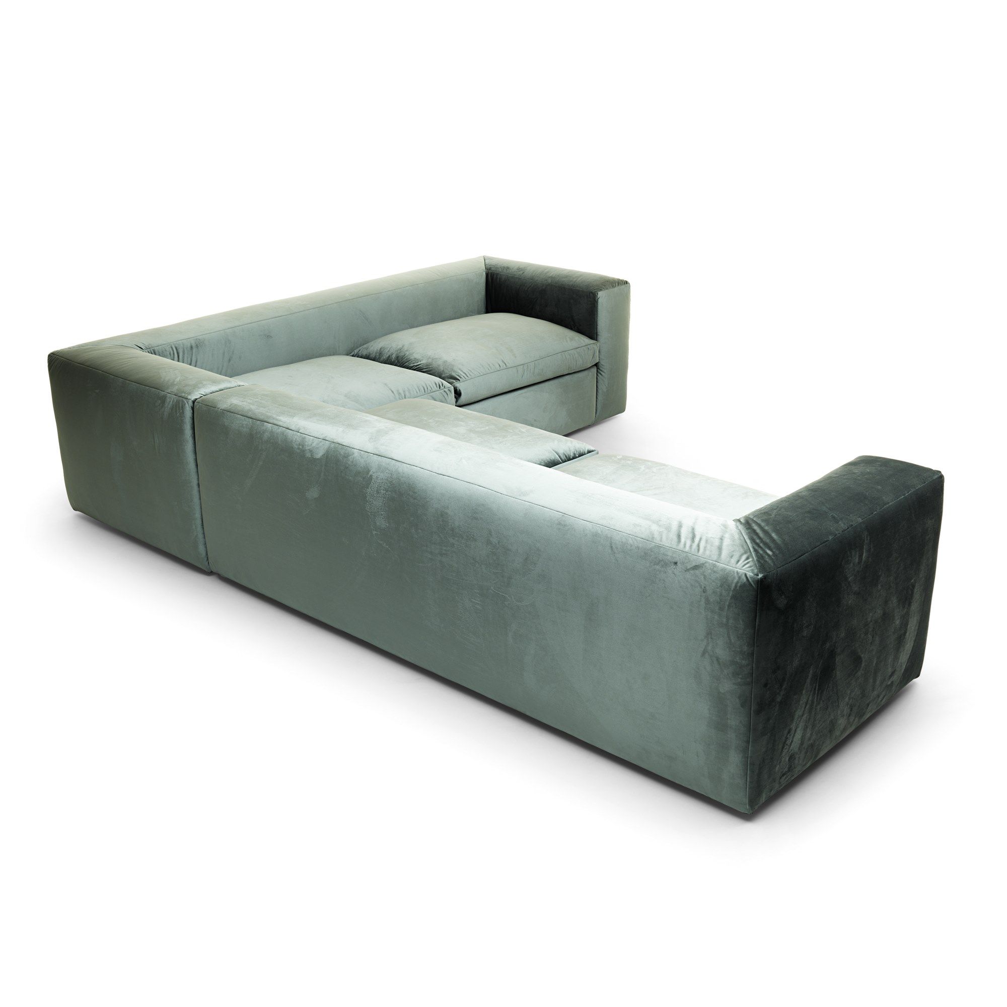 Бархатный угловой диван EPÒNIMO BIG BUBBLE ARCH-00098012 - Вид №1