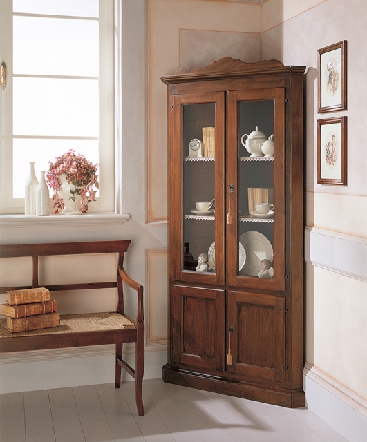 1974 Tifernoit Угловой шкаф с 4 дверцами Soggiorno 