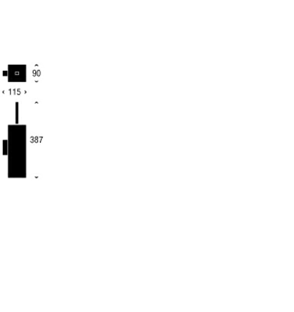 FROST Ершик для унитаза 7, настенный » черный Нержавеющая сталь Черный Q302638775  - Вид №3