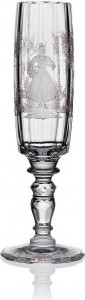 1050456 Moser Набор из 6 фужеров для шампанского 140мл "Мария Терезия" Хрусталь бессвинцовый