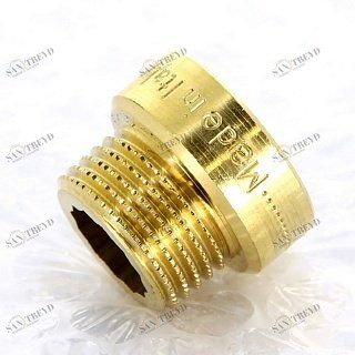 Удлинитель НР-ВР 10х1/2"  латунь TIEMME 1500026