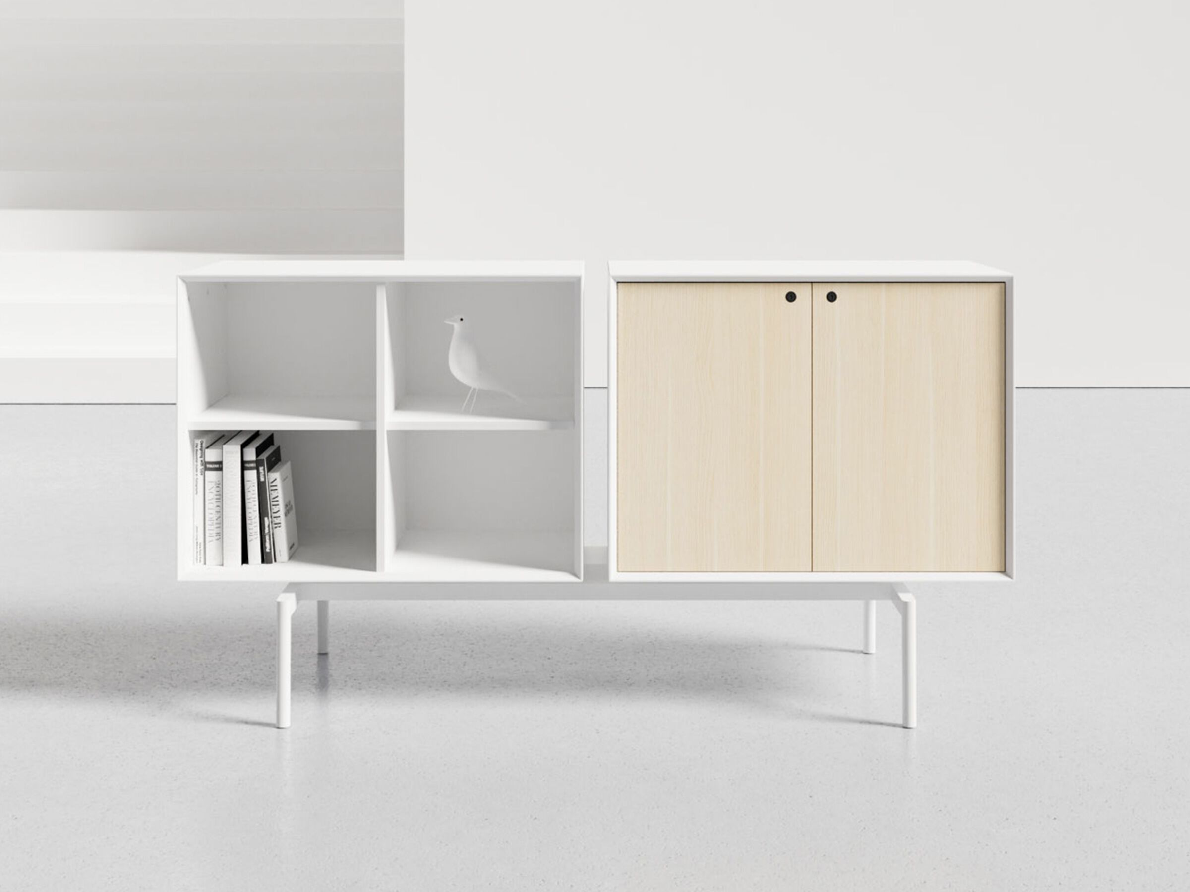 Деревянный офисный шкаф с распашными дверями WORKSPACE HUTCH ARCH-00032263 - Вид №11