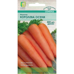 Морковь ПОИСК Королева осени дражированная 300 семян 83577700