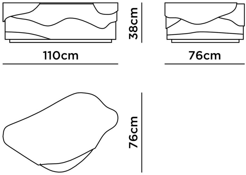 Greenapple Столик из фанерованной древесины Perfect raw G702470  - Вид №8