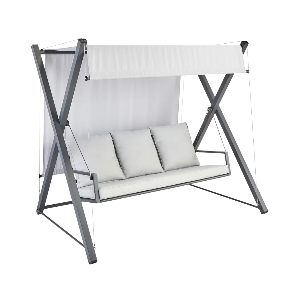 Naterial Odyssea — садовые качели для троих с регулируемым тентом 84855720 STLM-0963500 - Вид №3