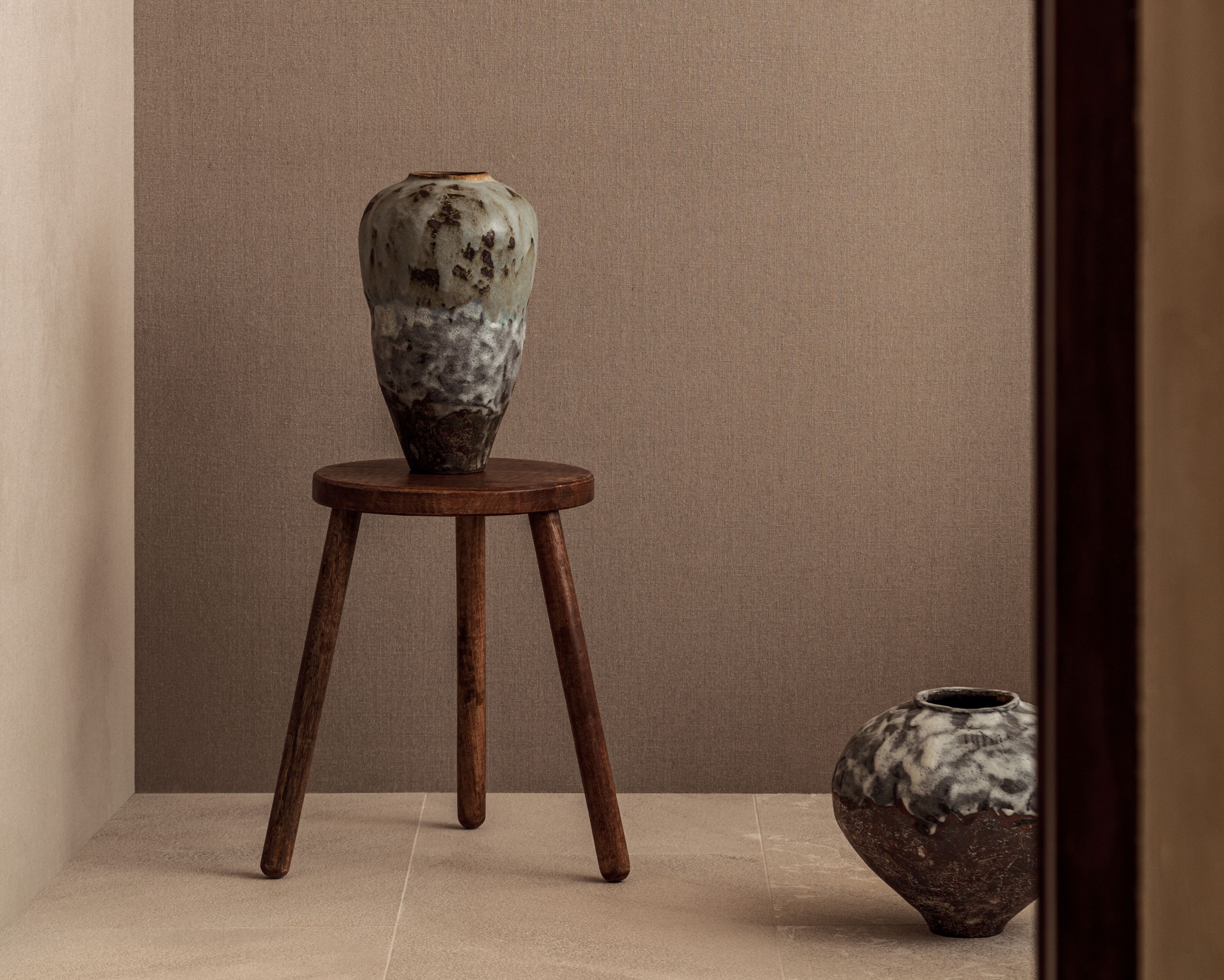 Льняная огнестойкая настенная ткань Élitis Lin Plâtré ARCH-00095255 - Вид №2