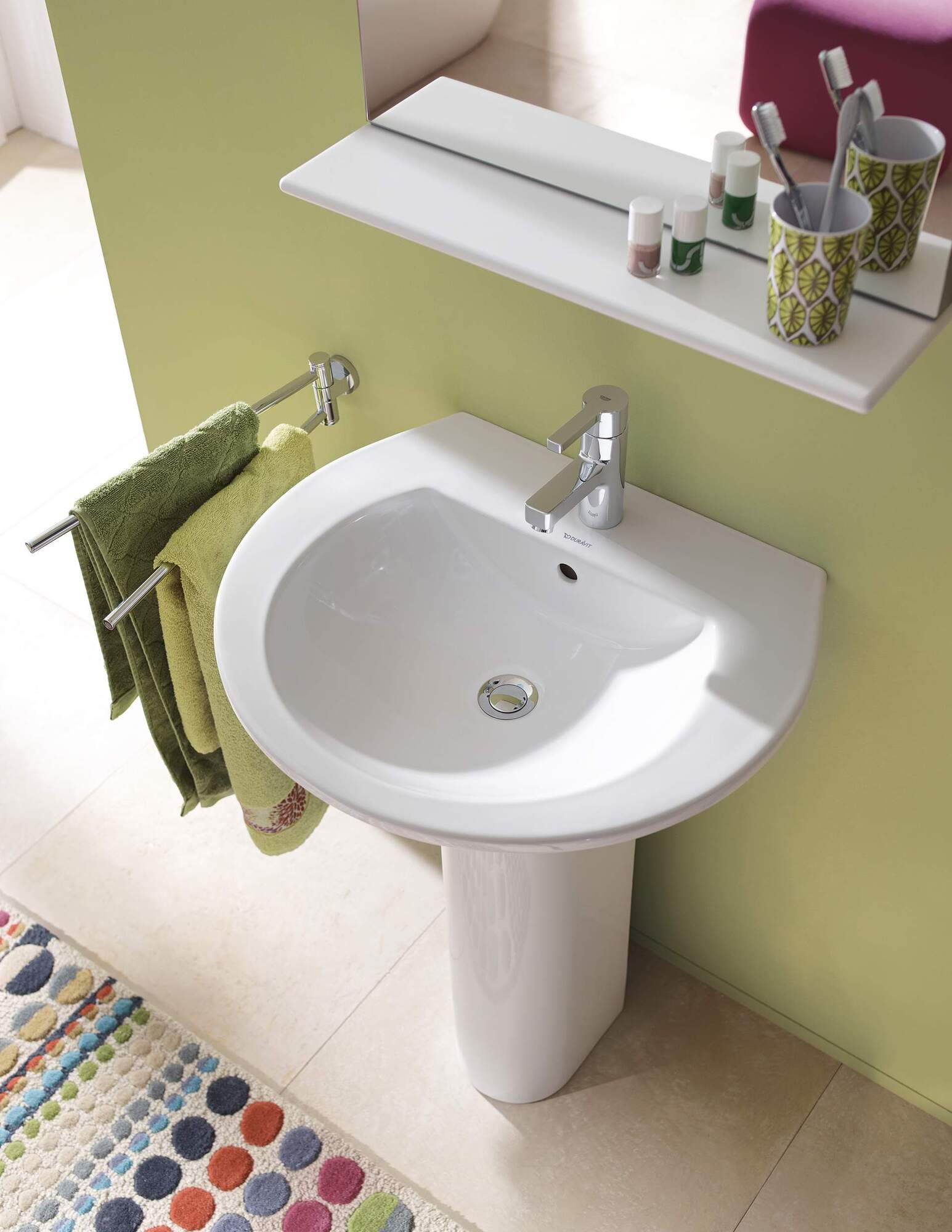 2621650000 Подвесная раковина настенная овальная Duravit Darling New - Вид №1