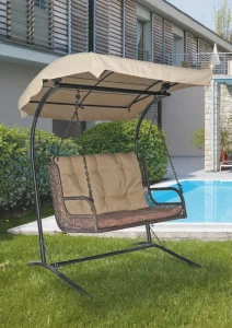 Кресло подвесное для двоих Twin ЭКО ДИЗАЙН FLYINGRATTAN 129647 Черный