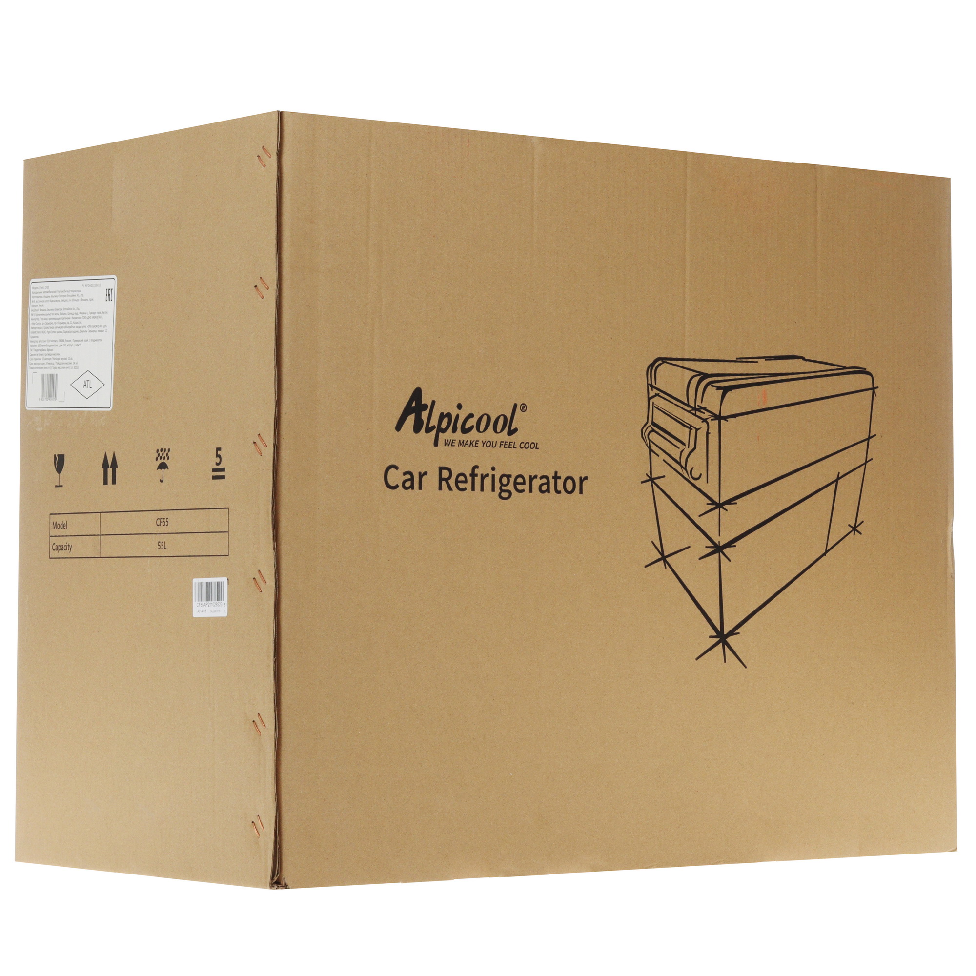 4855804 Холодильник автомобильный ALPICOOL CF55 белый STDN-0125625 - Вид №9