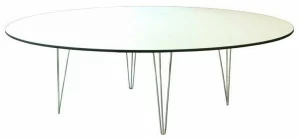 Vela Arredamenti Круглый журнальный столик из металла Trio