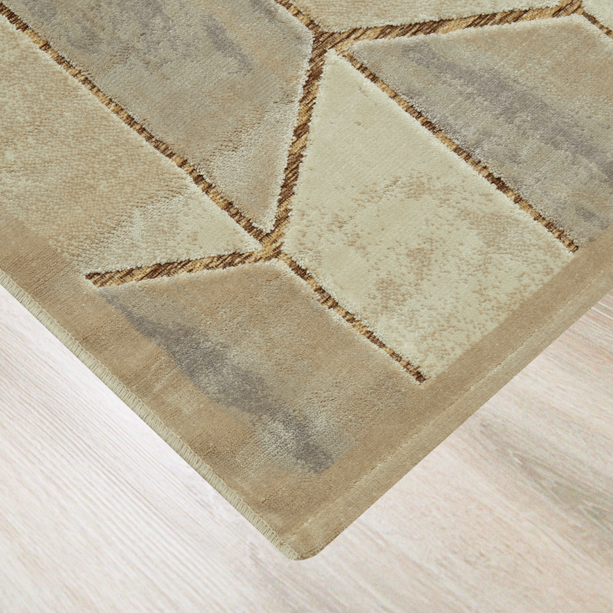 85570608 Ковер вискоза Рим 1074J 195x280 см цвет бежевый STLM-0063958 CTIM  - Вид №1