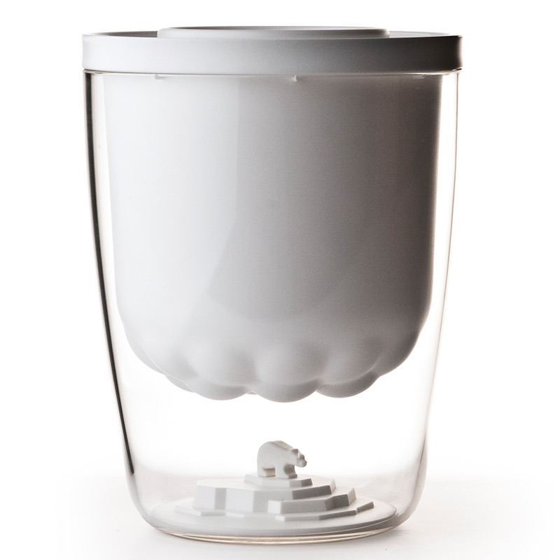 Ведро для льда с щипцами белое Polar Bear QUALY ДИЗАЙНЕРСКИЕ 00-3869548 Белый  - Вид №2