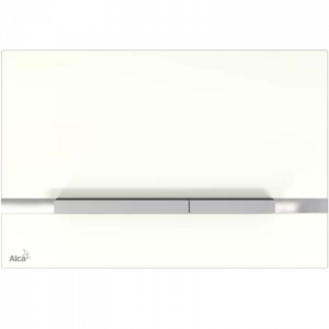 Кнопка управления для скрытых систем инсталляции, стекло-белый