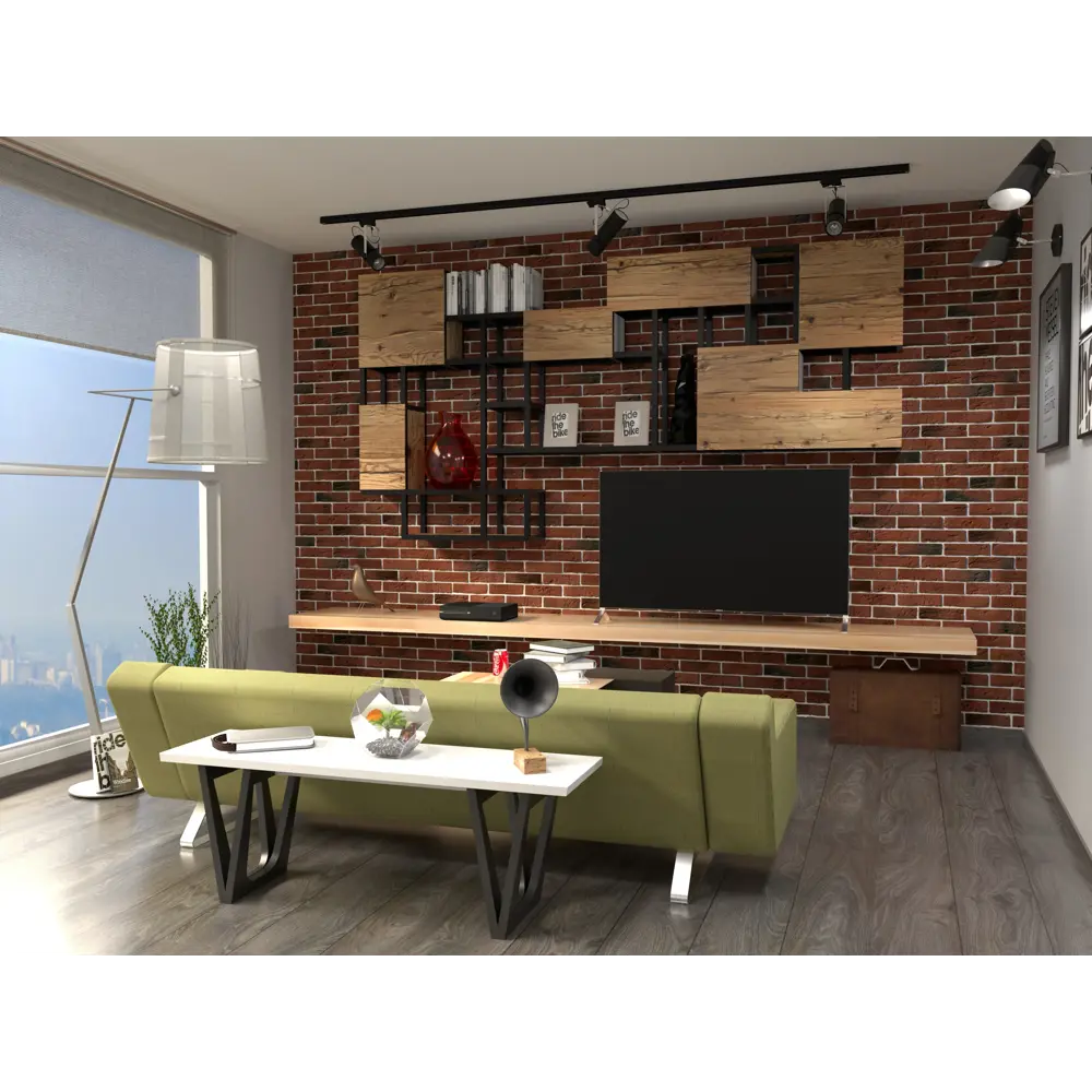 Декоративная плитка White Hills Дерри Брик с эффектом кирпичной кладки 18025572 STLM-0009295 - Вид №4