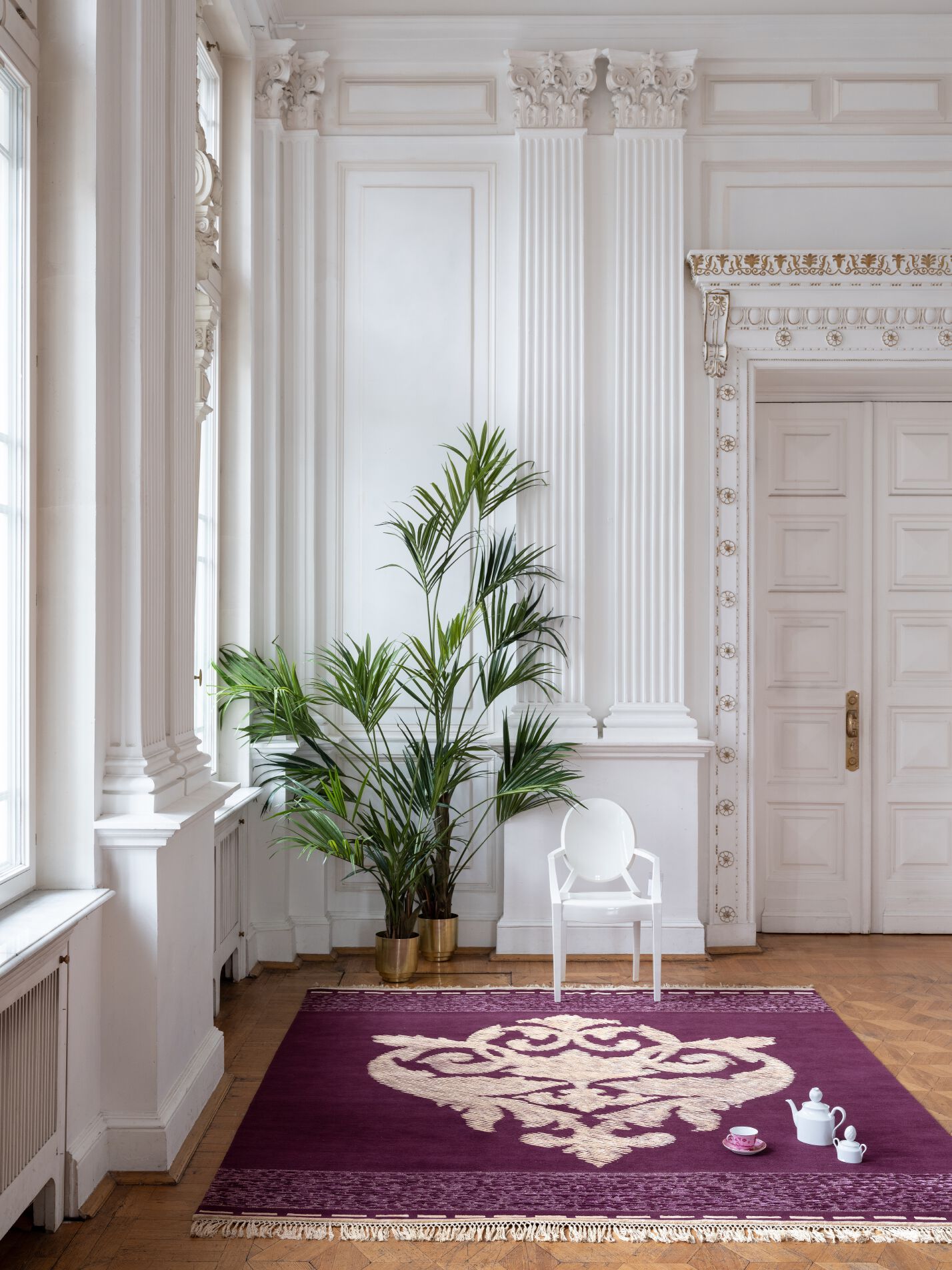 Ковер ручной работы из шерсти и шелка Tapis Rouge навсегда ARCH-00103332 - Вид №5