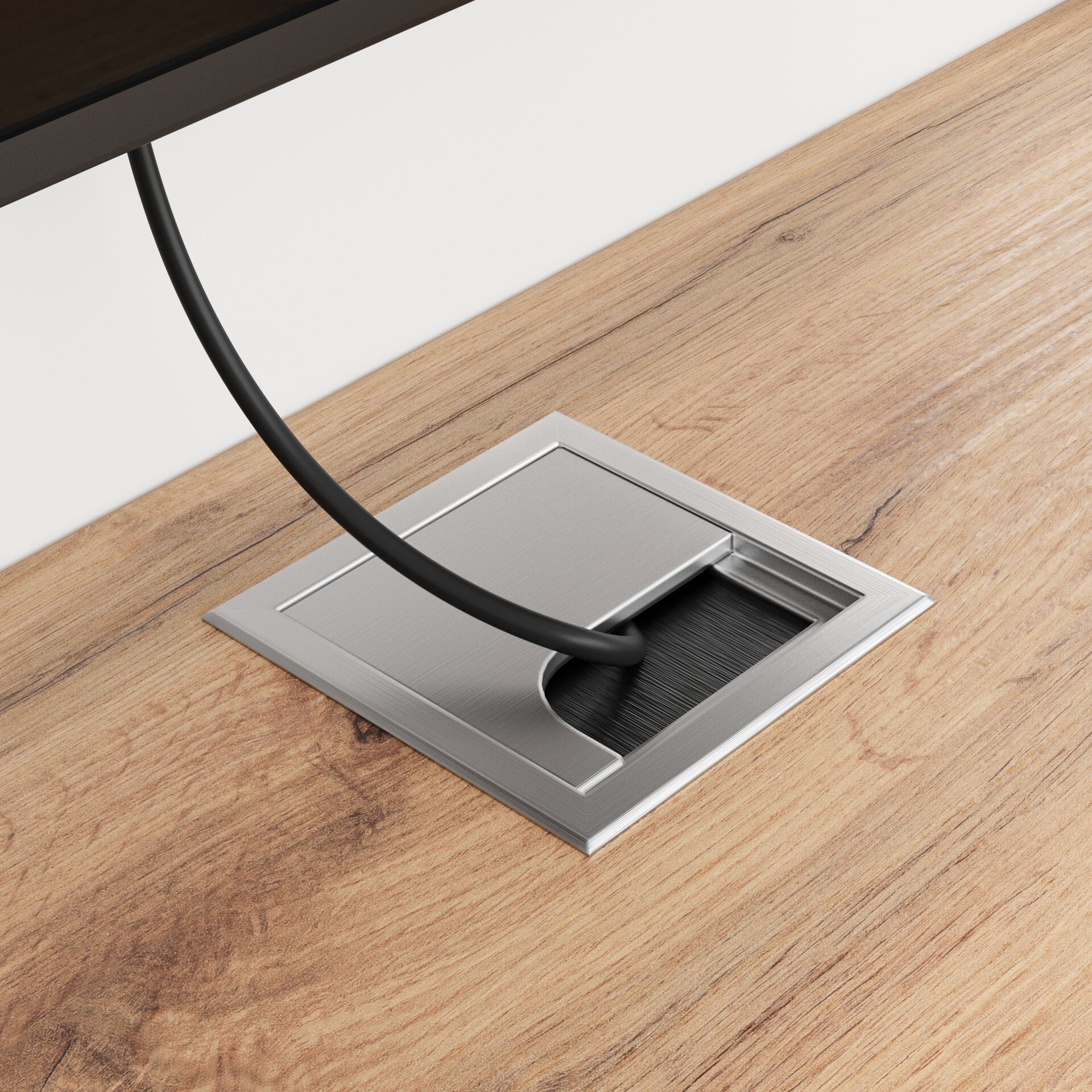 Подвесной ТВ-шкаф из меламиновой ткани с системой кабельных втулок Mobili Fiver X ARCH-00125478 - Вид №11