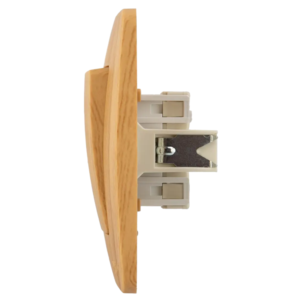 Выключатель одноклавишный Systeme Electric Blanca с текстурой натурального ясеня 84502366 STLM-0050690 - Вид №3