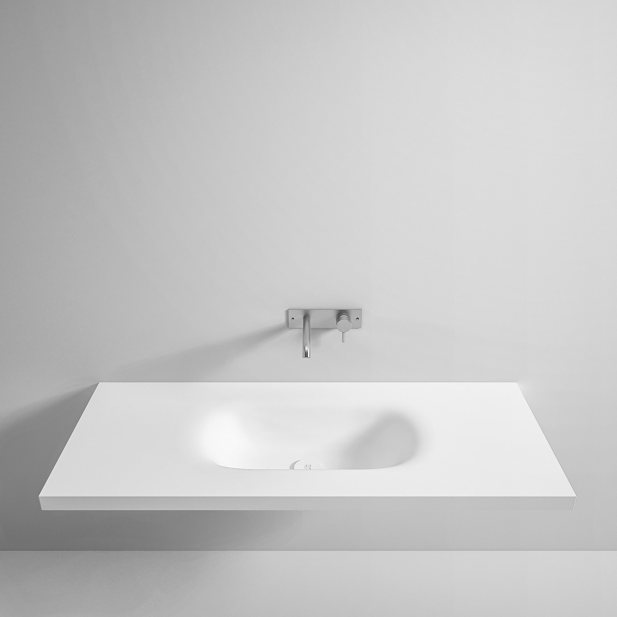 Rexa Design Столешница из Corian® с умывальником из термоформованного материала REXA-ST88 