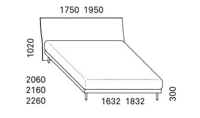 Деревянная односпальная кровать Caccaro FIlesse ARCH-00038107 - Вид №3