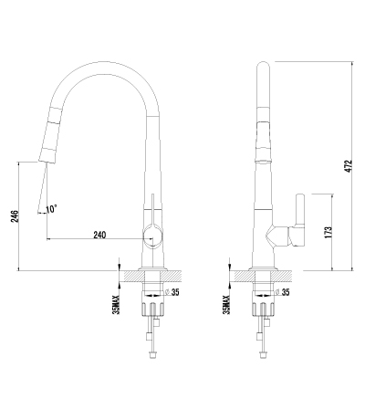 LM6001C Смеситель для кухни LEMARK PROMOTION  - Вид №1