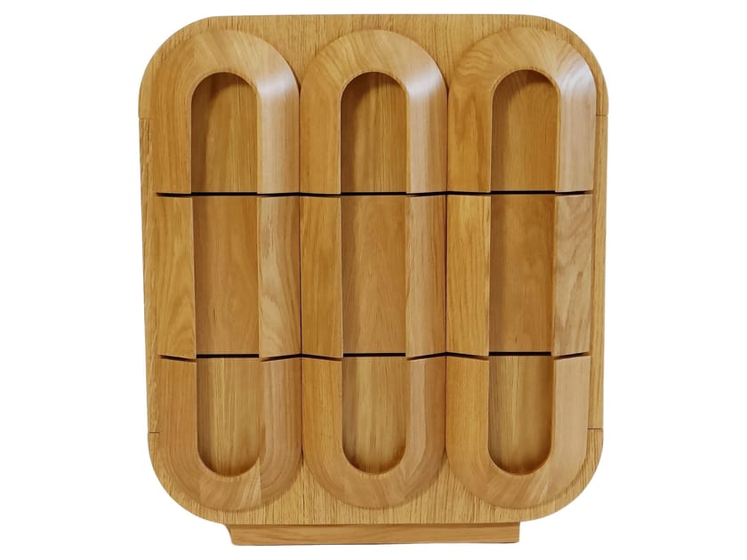 Деревянная тумбочка с ящиками Medulum аркады ARCH-00110715