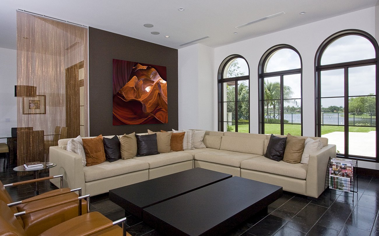 Фотокартина 55х50 см "Маска" PANKOVSKY STUDIO ПЛАСТИФИКАЦИЯ 015916 Коричневый;красный;оранжевый  - Вид №1