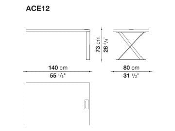 Стол из стали и дерева B&B Italia Project AC Executive ARCH-00116814 - Вид №15
