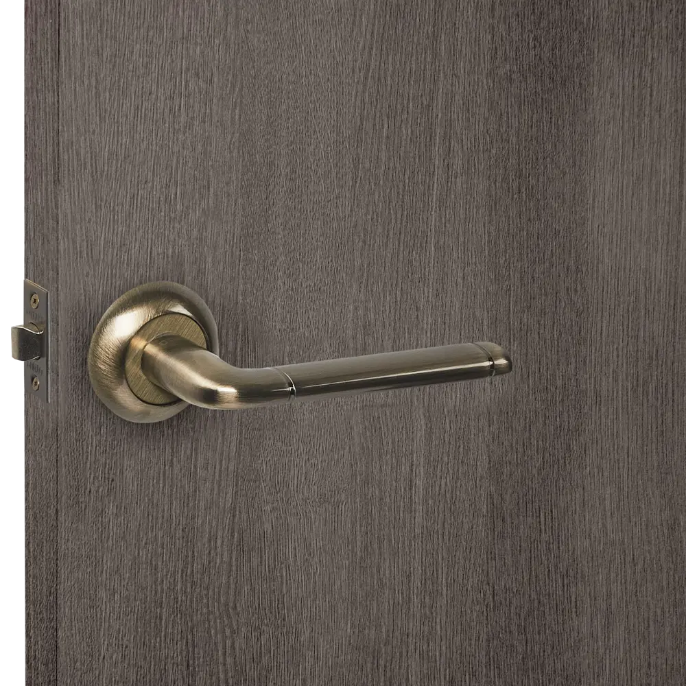 Дверные ручки Punto Rex без запирания цвет бронза STLM-2180042 - Вид №6