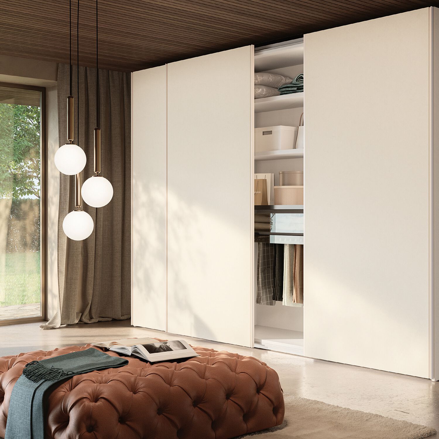 Встроенный шкаф с раздвижными дверями Zalf Alterna ARCH-00052735 - Вид №1