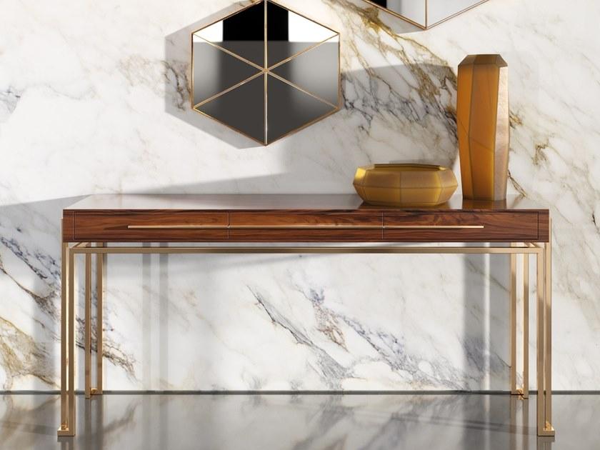 Jetclass Прямоугольная консоль из стали и дерева Jazz Jjz230 (a) - Вид №1