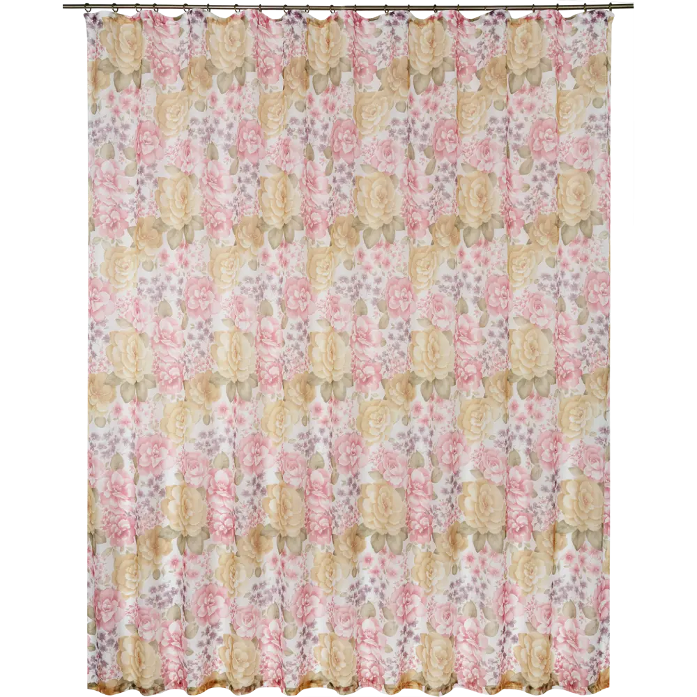 Тюль на ленте «Поляна», 300х270 см, цветы, цвет мультиколор ТОРГОВЫЙ ДОМ ТЕКСТИЛЬ STLM-2025357