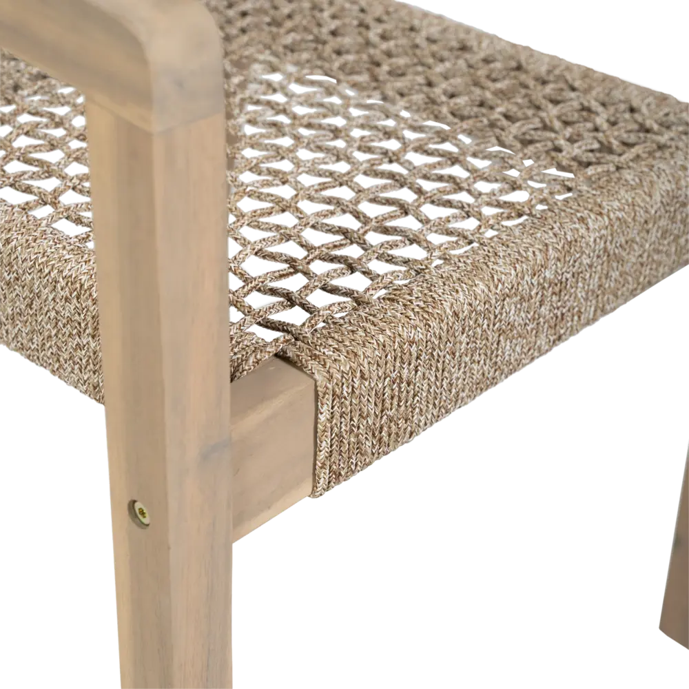 BEGINIA Betta - садовое кресло из акации с плетением Роуп 89396780 STLM-1566807 - Вид №5