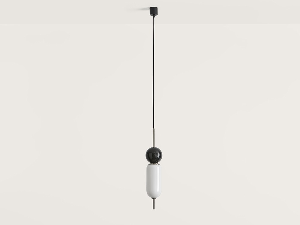 092076 Подвес никель - черный мрамор Aromas del Campo Anet 