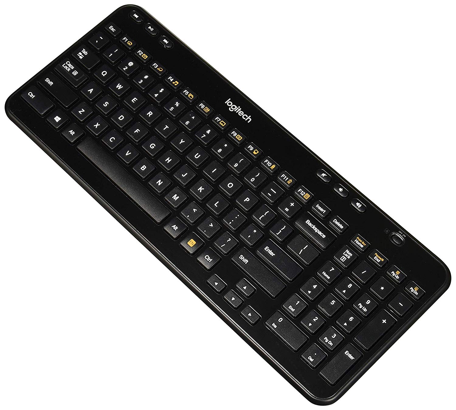 920-003095 Keyboard wireless k360 (usb, fm, unifying®receiver, 16 multimedia btn, 2xaa, ergonomic design) retail Logitech Santreyd  - Вид №2