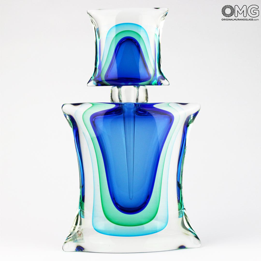 3287 ORIGINALMURANOGLASS Ваза Цикламен - Соммерсо - Original Murano Glass OMG 16 см  - Вид №1