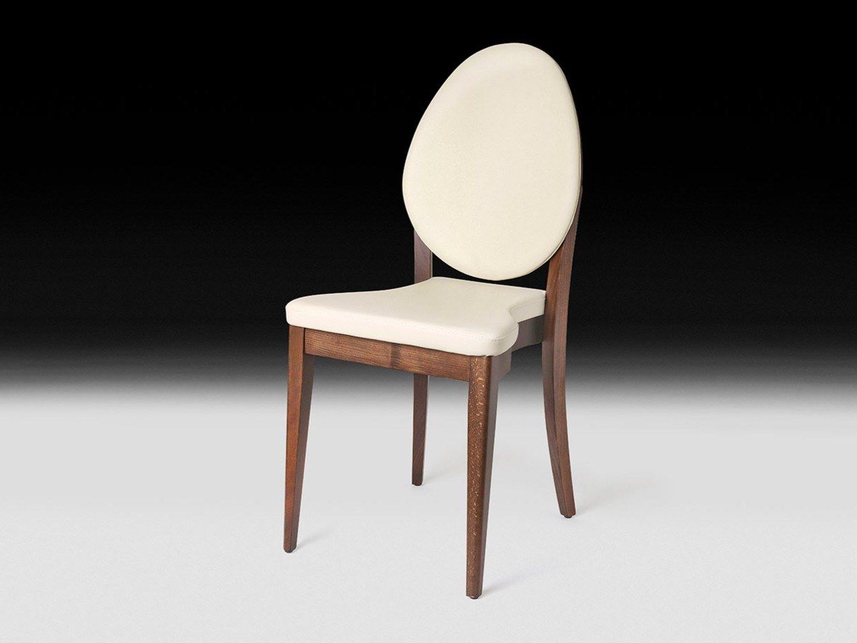 Деревянный стул с мягким сиденьем Vgnewtrend MALAGA ARCH-00127830